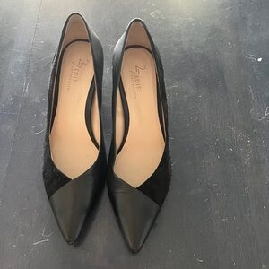 27 Edit Naturalizer Black Leather Pointed Toe Pumps Women’s Size 8M